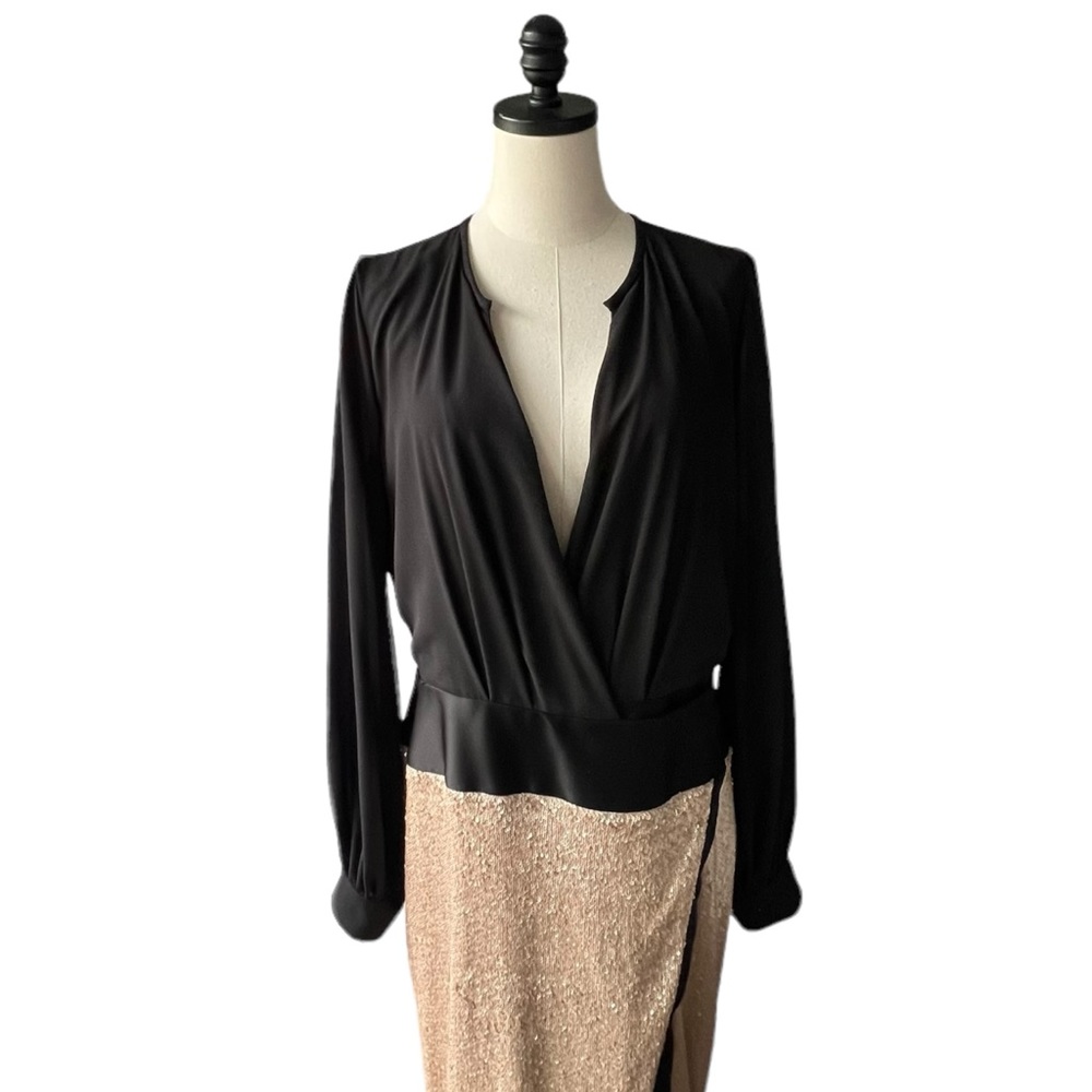 Pronovias Denira Sequin Evening Dress | 14 NWT - Picture 3 of 14